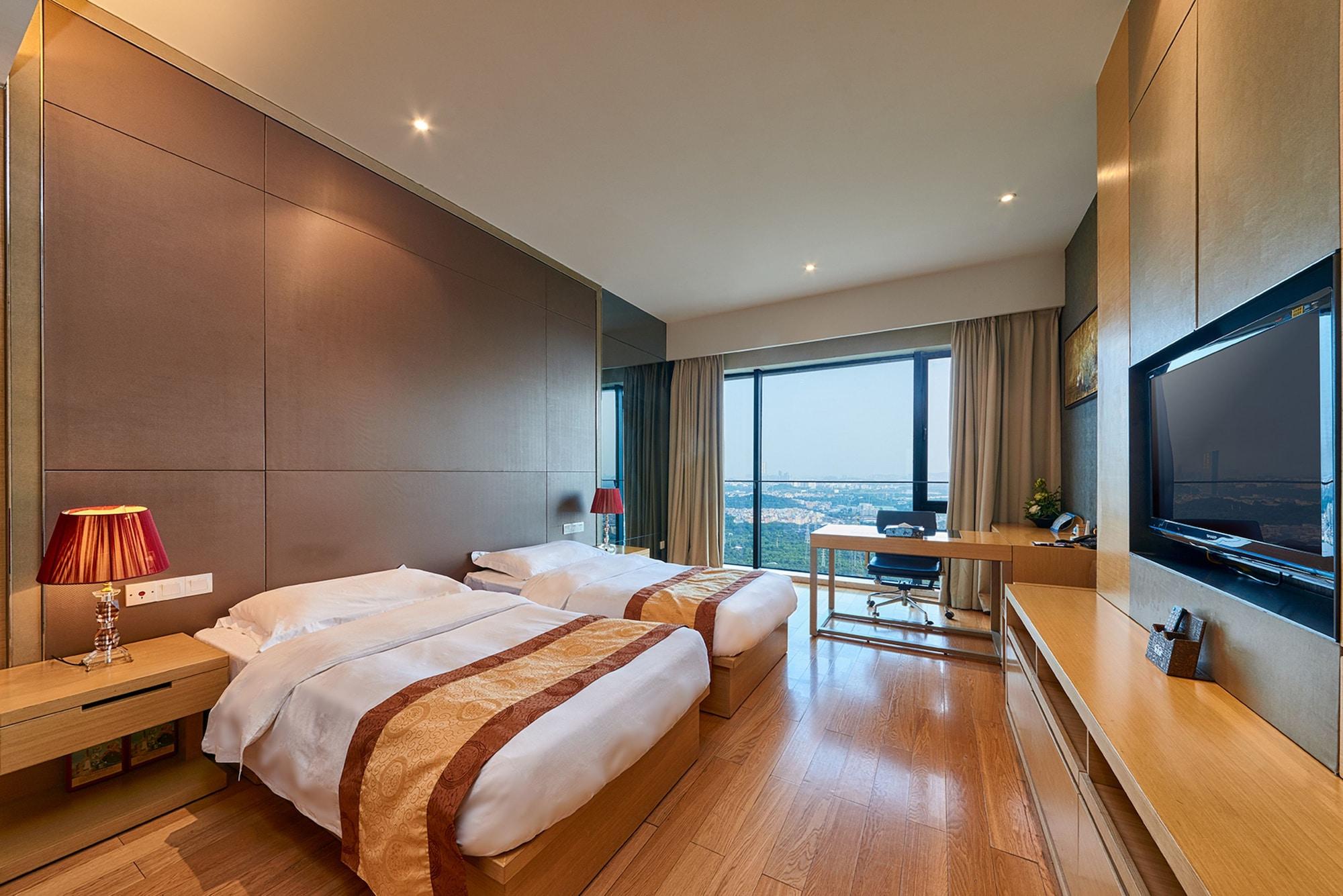 Shajing Guangzhou Heefun Apartment - Poly World Trading Center מראה חיצוני תמונה