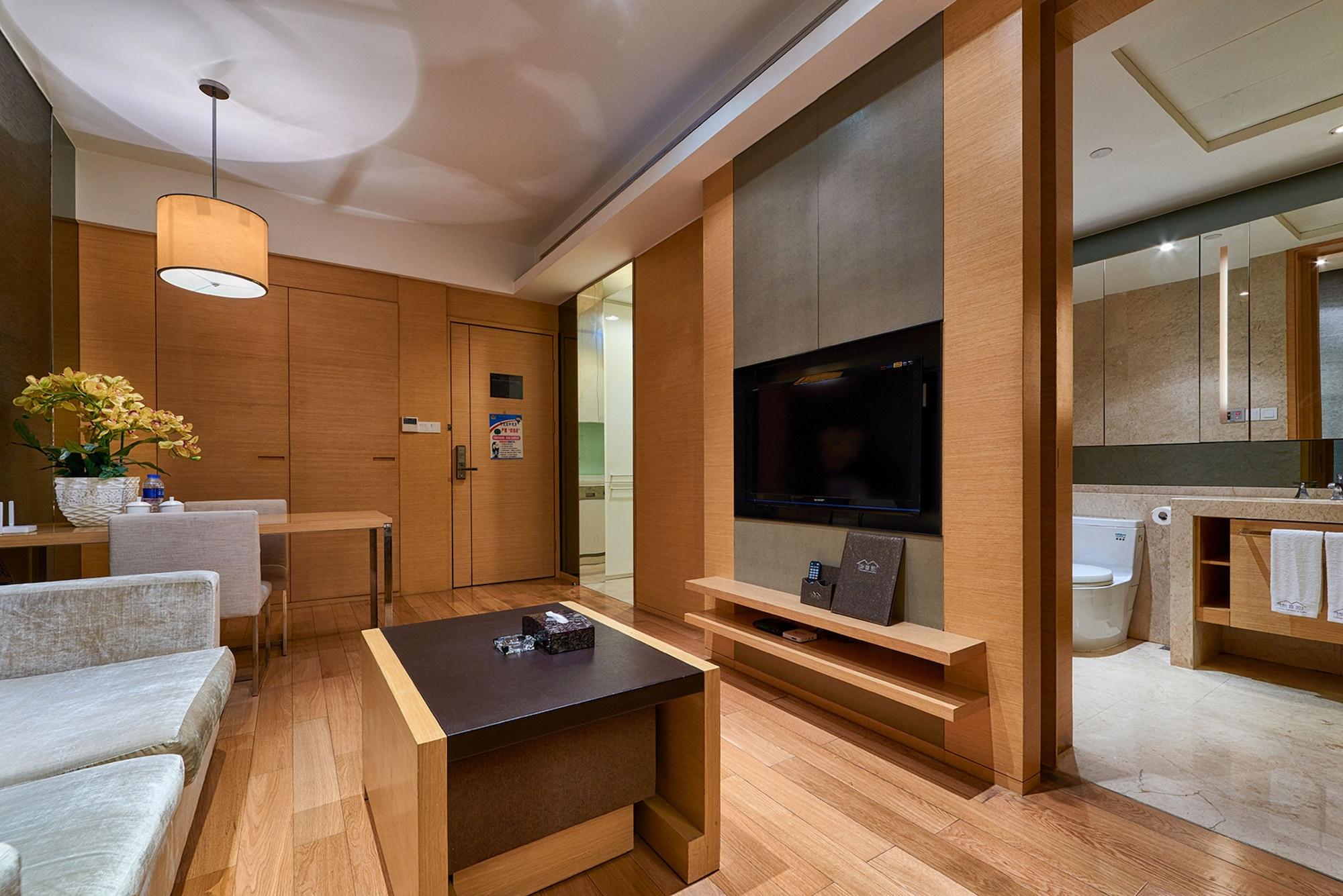 Shajing Guangzhou Heefun Apartment - Poly World Trading Center מראה חיצוני תמונה
