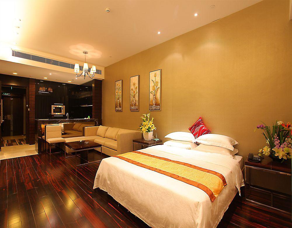 Shajing Guangzhou Heefun Apartment - Poly World Trading Center מראה חיצוני תמונה